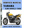 Thumbnail Yamaha XJR1300(L) 1999 Service Repair Manual Pdf Download