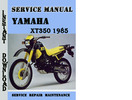 Thumbnail Yamaha XT350 1985 Service Repair Manual Pdf Download Thumbnail Yamaha XT350 1985 Service Repair Manual Pdf Download