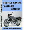 Thumbnail Yamaha XZ550RJ Service Repair Manual Pdf Download