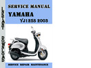 Thumbnail Yamaha YJ125S 2003 Service Repair Manual Pdf Download