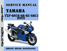Thumbnail Yamaha YZF-R6(R-SR-RC-SRC) 2003 Service Repair Manual Pdf 