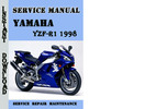 Thumbnail Yamaha YZF-R1 1998 Service Repair Manual Pdf Download
