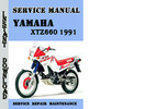Thumbnail Yamaha XTZ660 1991 Service Repair Manual Pdf Download