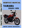 Thumbnail Yamaha XS400 1982 Service Repair Manual Pdf Download
