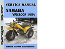 Thumbnail Yamaha YFM200N 1984 Service Repair Manual Pdf Download