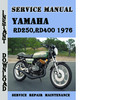 Thumbnail Yamaha RD250,RD400 1976 Service Repair Manual Pdf Download