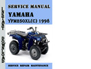 Thumbnail Yamaha YFM250XL(C) 1998 Service Repair Manual Pdf Download
