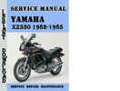 Thumbnail Yamaha XZ550 1982-1985 Service Repair Manual Pdf Download Thumbnail Yamaha XZ550 1982-1985 Service Repair Manual Pdf Download