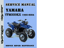 Thumbnail Yamaha YFM350EX Wolverine 1995-2004 Service Repair Manual