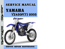 Thumbnail Yamaha YZ450F(T) 2005 Service Repair Manual Pdf Download Thumbnail Yamaha YZ450F(T) 2005 Service Repair Manual Pdf Download