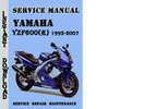 Thumbnail Yamaha YZF600 YZF600R 1995-2007 Service Repair Manual 