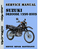 Thumbnail Suzuki DR200SE 1996-2009 Service Repair Manual Pdf Download