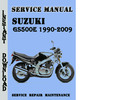 Thumbnail Suzuki GS500E 1990-2009 Service Repair Manual Pdf Download