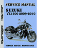 Thumbnail Suzuki VZ1500 2009-2010 Service Repair Manual Pdf Download