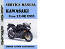 Thumbnail Kawasaki Ninja ZX-6R 2005 Service Repair Manual Pdf Download