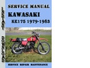 Thumbnail Kawasaki KE175 1979-1983 Service Repair Manual Pdf Download