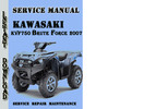 Thumbnail Kawasaki KVF750 Brute Force 2007 Service Repair Manual