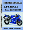 Thumbnail Kawasaki Ninja ZX-6R 2004 Service Repair Manual