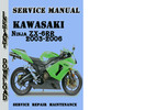 Thumbnail Kawasaki Ninja ZX-6RR 2003-2006 Service Repair Manual