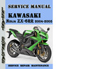 Thumbnail Kawasaki Ninja ZX-6RR 2004-2005 Service Repair Manual
