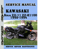 Thumbnail Kawasaki Ninja ZX-11 ZZ-R1100 1992-1994 Service Manual Thumbnail Kawasaki Ninja ZX-11 ZZ-R1100 1992-1994 Service Manual