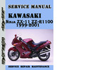Thumbnail Kawasaki Ninja ZX-11 ZZ-R1100 1999-2001 Service Manual