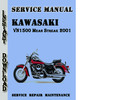 Thumbnail Kawasaki VN1500 Mean Streak 2001 Service Repair Manual