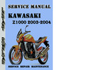 Thumbnail Kawasaki Z1000 2003-2004 Service Repair Manual