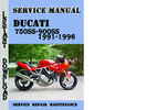 Thumbnail Ducati 750SS-900SS 1991-1996 Service Repair Manual