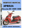 Thumbnail Aprilia Gulliver 50 1996-1999 Service Repair Manual