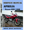 Thumbnail Aprilia Pegaso 650 1996 Service Repair Manual