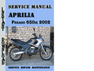 Thumbnail Aprilia Pegaso 650ie 2002 Service Repair Manual