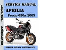 Thumbnail Aprilia Pegaso 650ie 2003 Service Repair Manual
