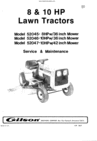 Thumbnail Gilson wards 52045 tractor service maintenance manual