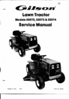 Thumbnail Gilson wards lawn tractor service maintenance manual