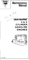 Thumbnail gray marine vintage chris craft engine manuals 4 & 6 cyl
