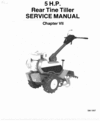 Thumbnail Gilson 5 HP tiller service manual 1980 -1985