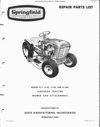Thumbnail Springfield tractor 61 series parts manual