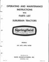 Thumbnail Springfield 64 tractor parts manual quick manufacturing