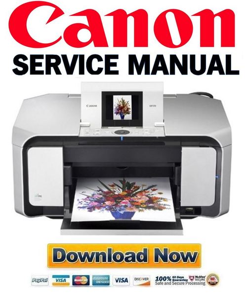 Canon Pixma MP970 Service and Repair Manual + Parts Catalog Downl...