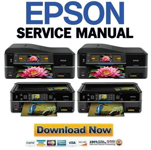 Epson Artisan 810 + 710 Service Manual & Repair Guide - Download Ma...