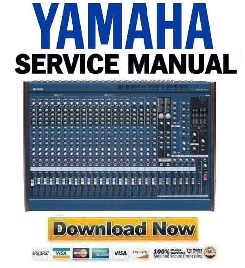 Yamaha MG24 14FX + MG32 14FX Mixing Console Service Manual & Repair Guide Tradebit