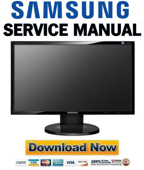 Samsung SyncMaster 2343BW 2343BWX 2343NW 2343NWX Service Manual