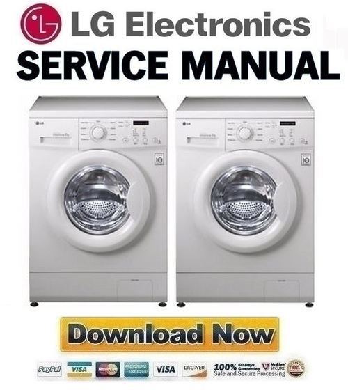 LG WD11020D Service Manual & Repair Guide Tradebit