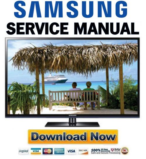Samsung PN51D530 PN51D530A3F Service Manual and Repair Guide - Down...