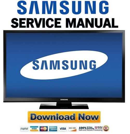Samsung PN51E450 PN51E450A1F Service Manual and Repair Guide - Tradebit