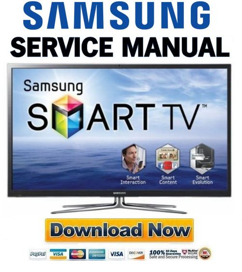Samsung PN51E8000 PN51E8000GF PN51E8000GFXZC Service Manual and Repair