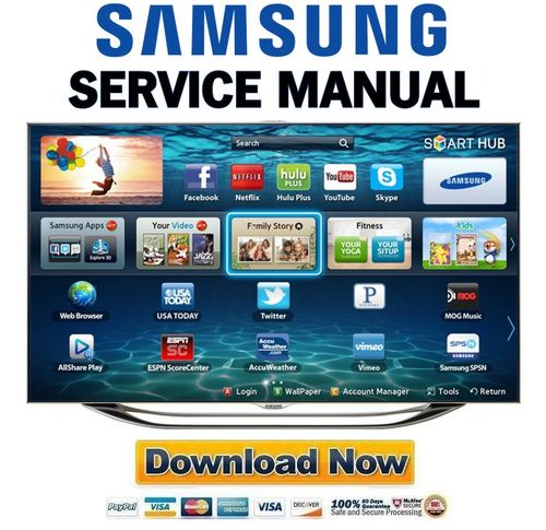 Samsung UN55ES8000 UN55ES8000F UN46ES8000 UN46ES8000F Service Manual