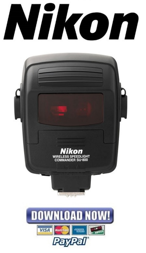 Nikon SU800 Service Manual & Repair Guide Tradebit