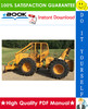 Thumbnail ☆☆ Best ☆☆ John Deere JD440-C Skidder - Grapple Skidder Technical Manual